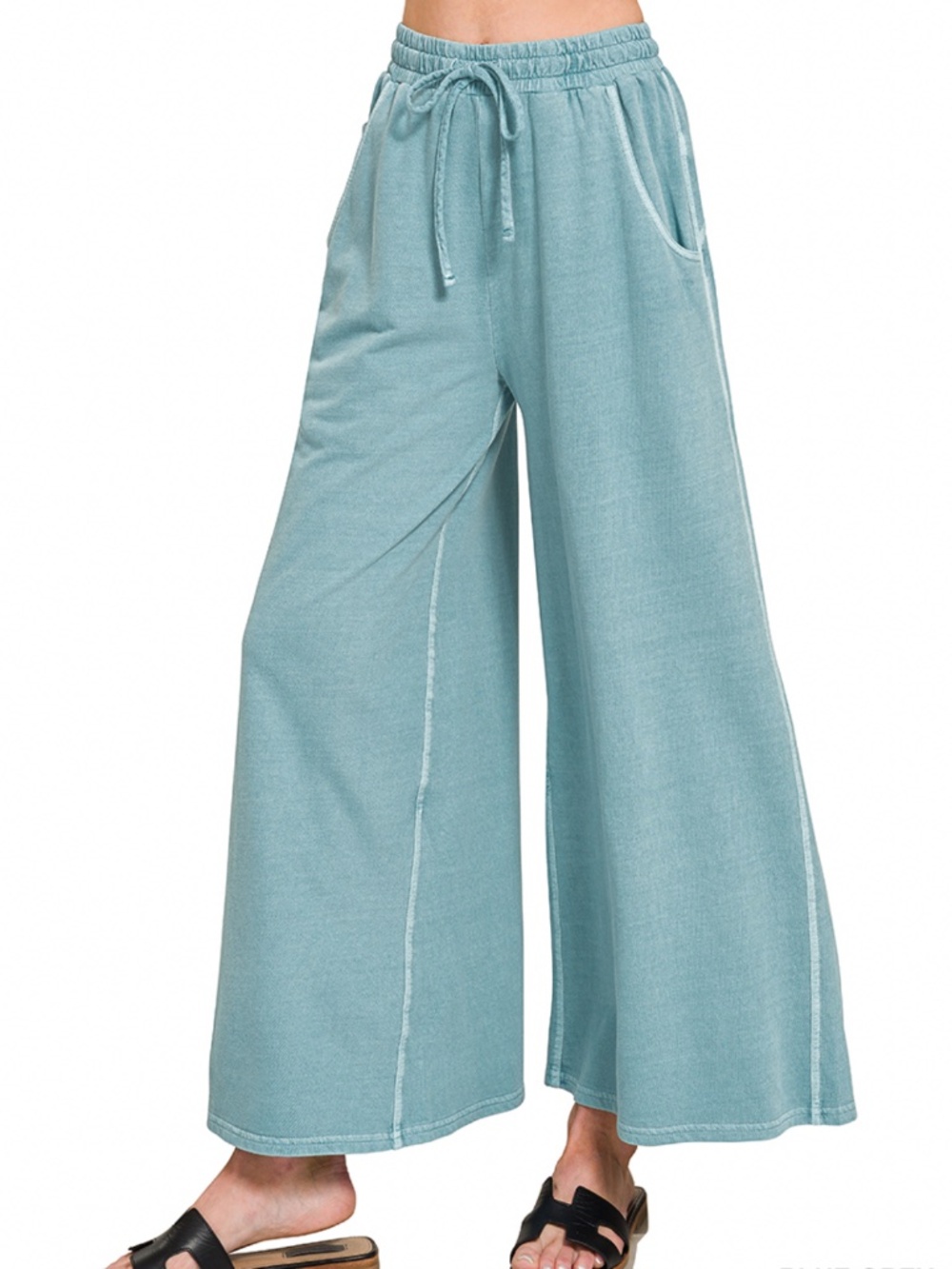 ❤️ ZENANA “ SARAH ” ZENANA SCUBA 1/4 ZIP PULLOVER TOP AND PANTS 2 PIECE SET - Picture 3 of 3